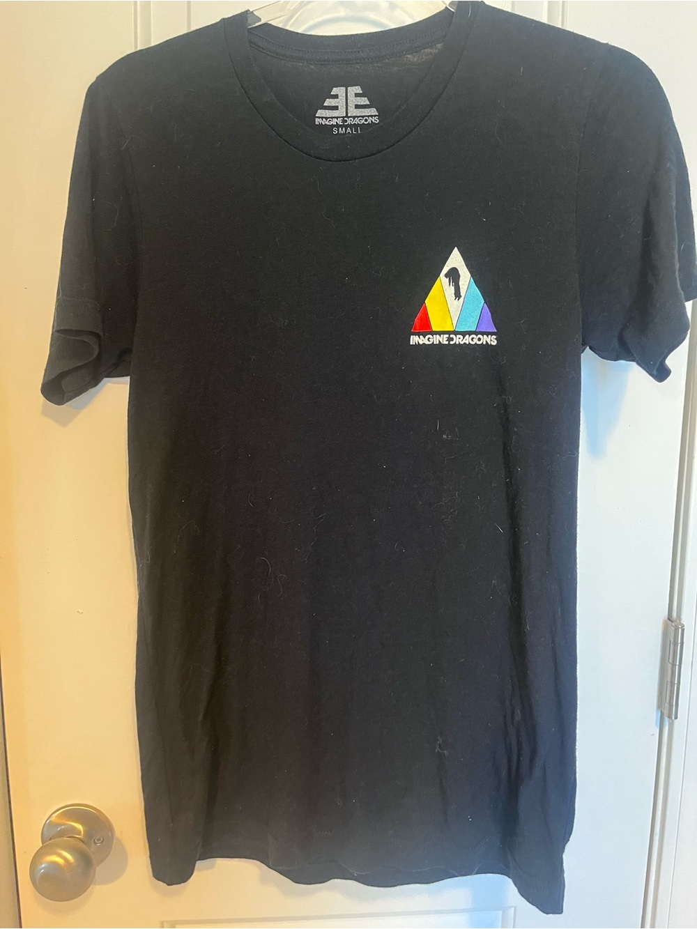 Black Rainbow Triangle Logo T-Shirt